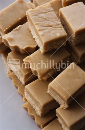 Ginger slice stacked on a plate