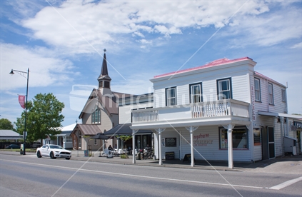 Buildings on Main Street of Greytown, Wairarapa 