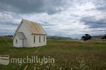 A beautiful church on the road to the Awhitu Lighthouse