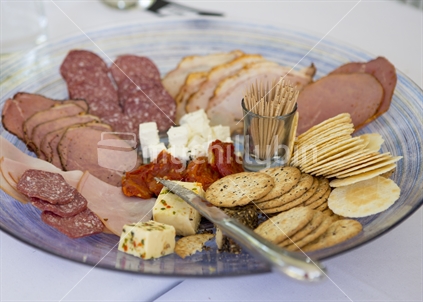 An antipasto platter (at a NZ wedding summer 2014).