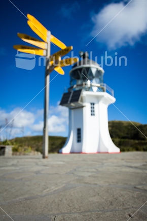 Cape Reinga Lighthouse (artistic treatment)