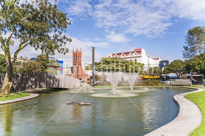 Butterfly lake and Bridge, Palmerston North