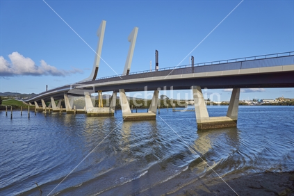Bascule bridge in Whangarei, the lower Hatea river crossing - 'Te Matau a Pohe' or 'The Fishhook of Pohe'