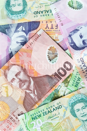 New Zealand paper money notes