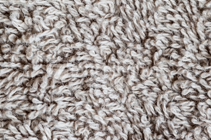 Closeup of brown wool carpet texture