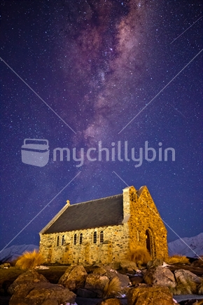 Milky Way over Church of the Good Shepherd