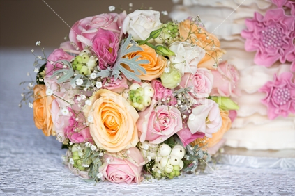 Bridal flowers bouquet