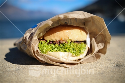 burger, Queenstown, New Zealand