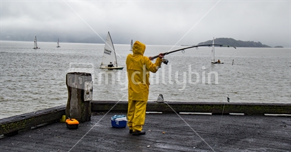 Spring fishing, Eastbourne, Wellington 