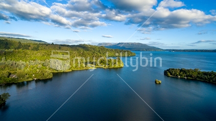 Lake Tarawera Aerial 