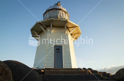 Portland Island lighthouse in  Wairoa