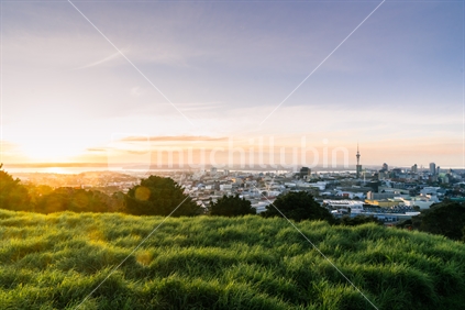 Auckland skyscape from Mount Eden