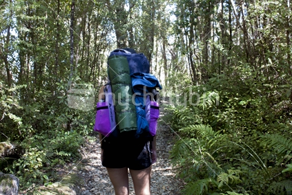 Girl tramping, The Heaphy Track