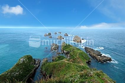 From Nugget Point Lighthouse in New Zealand