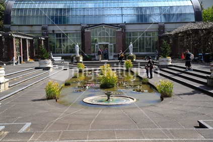 A view of the Auckland winter gardens.