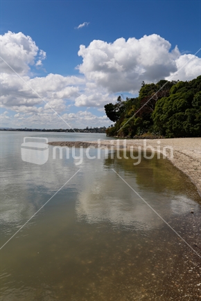 Wesley bay in Auckland.  A beach view.
