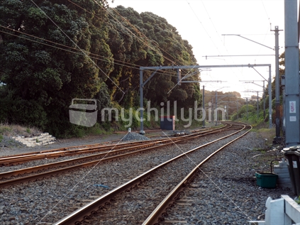 Train tracks, Paekakariki, Kapiti Coast