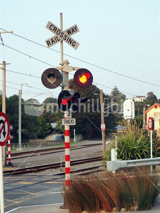 Railway crossing, Paekakariki, Kapiti
