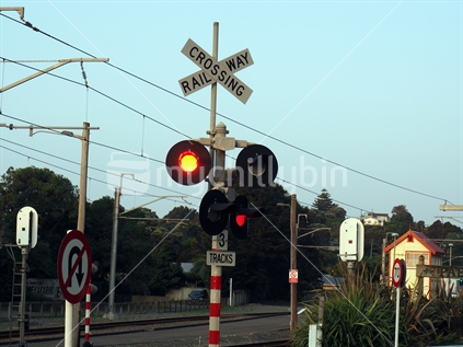 Railway crossing, Paekakariki, Kapiti