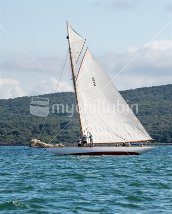 Vintage Sailing Yacht "Rawhiti" on the Waitemata 